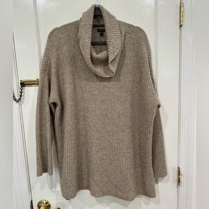 Ileen Fisher. Cow neck long sleeve knit sweater